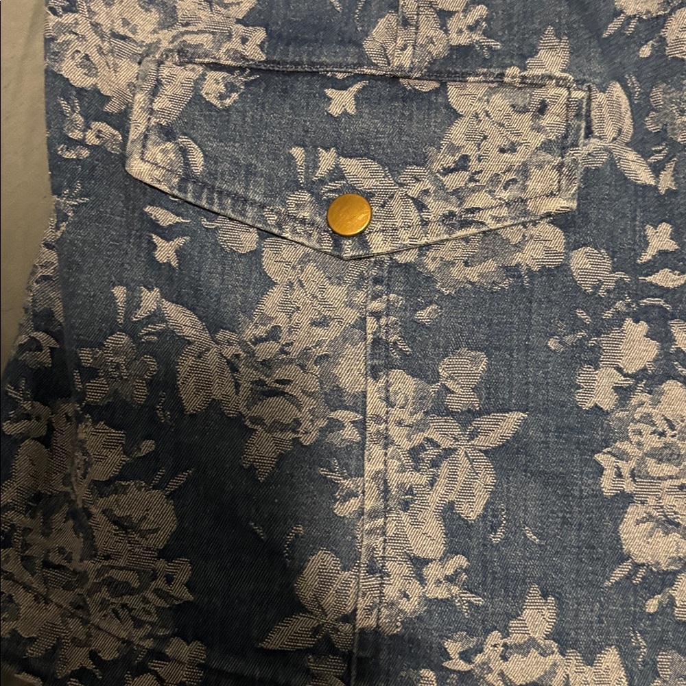 Hannah Petite XL Denim Vest - Picture 6 of 10